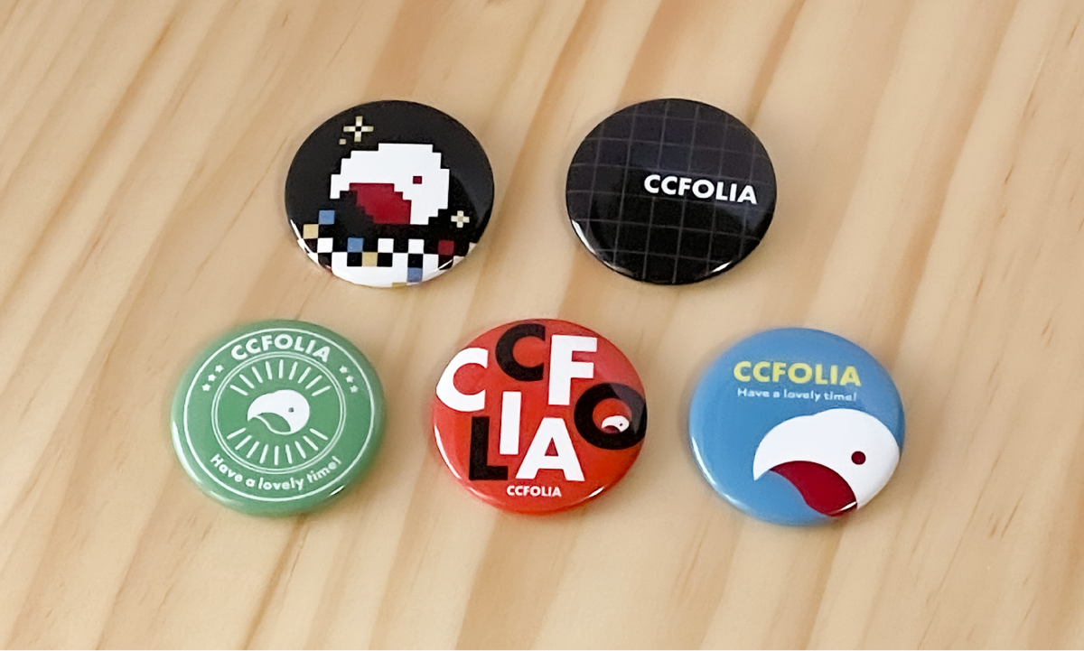 CCFOLIA 38mm 缶バッジ5種